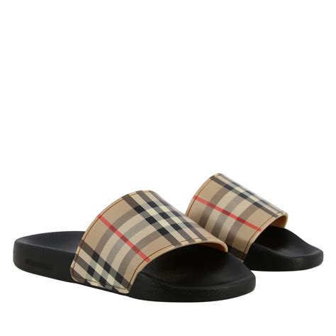 burberry house slippers|Burberry sandals for men.